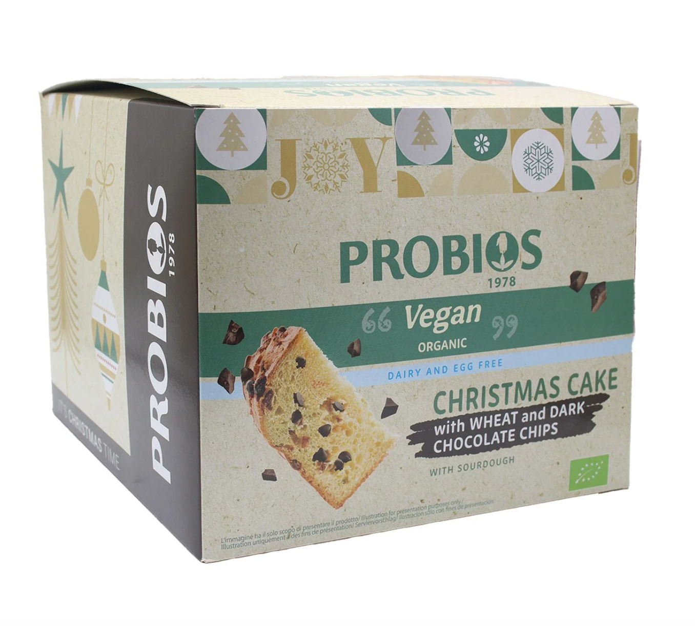 Probios Vegan Organic Chocolate Panettone (500g)